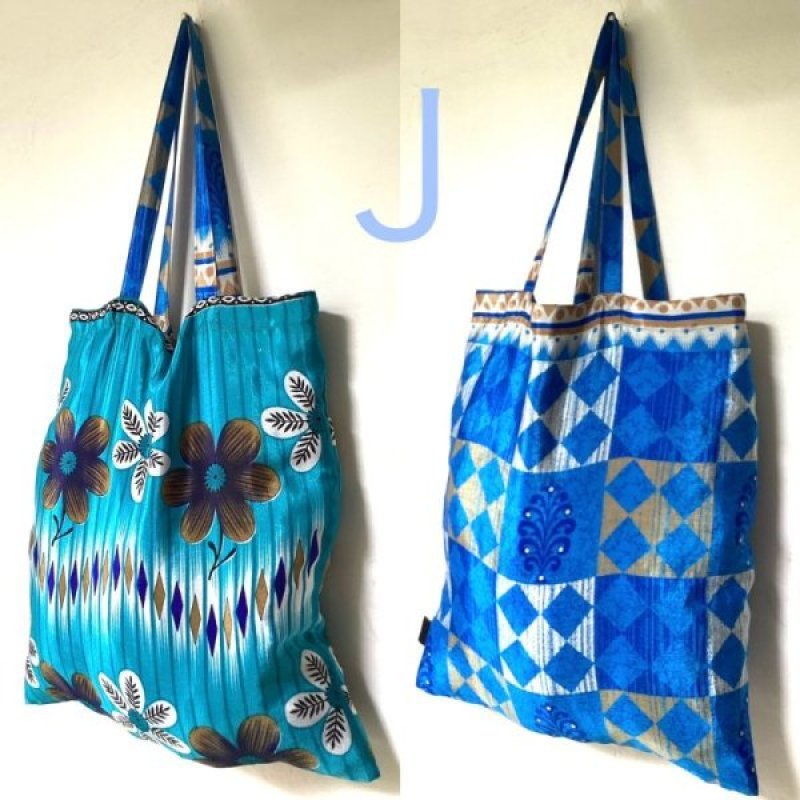 画像2: 【再入荷】カンタシルクショール 刺し子刺繍 ｜インドサリーアップサイクル・一点物シルクストール カンタ刺繍