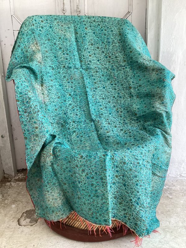 カンタシルク ショール大判 刺子 9 インテリア