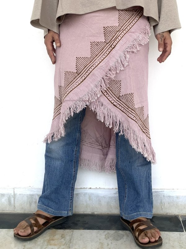 カディコットン風 ラップスカート⭐︎モーヴピンク