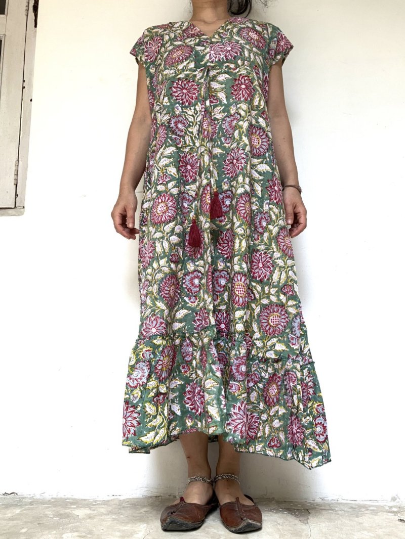 画像1: キャメル革フラットシューズ ★宮廷 パンプス サンダル