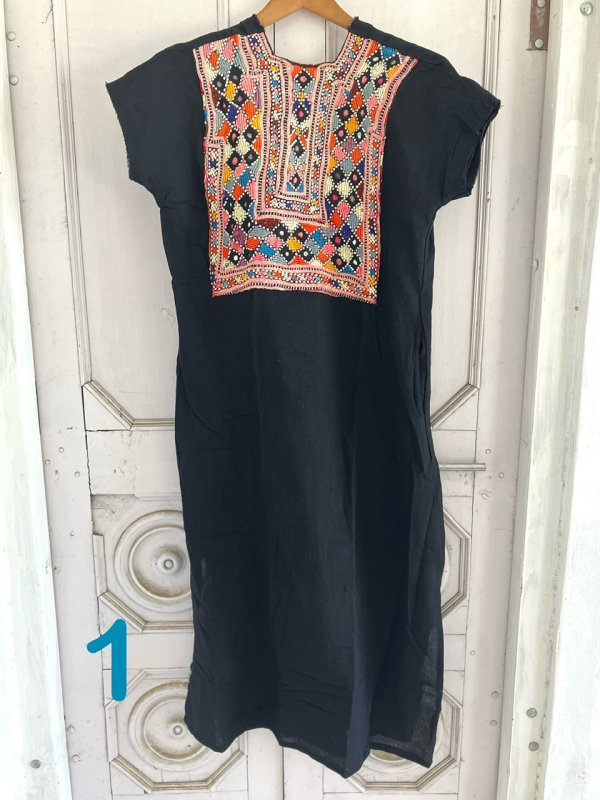 グシャラート州カッチミラーワーク ワンピ