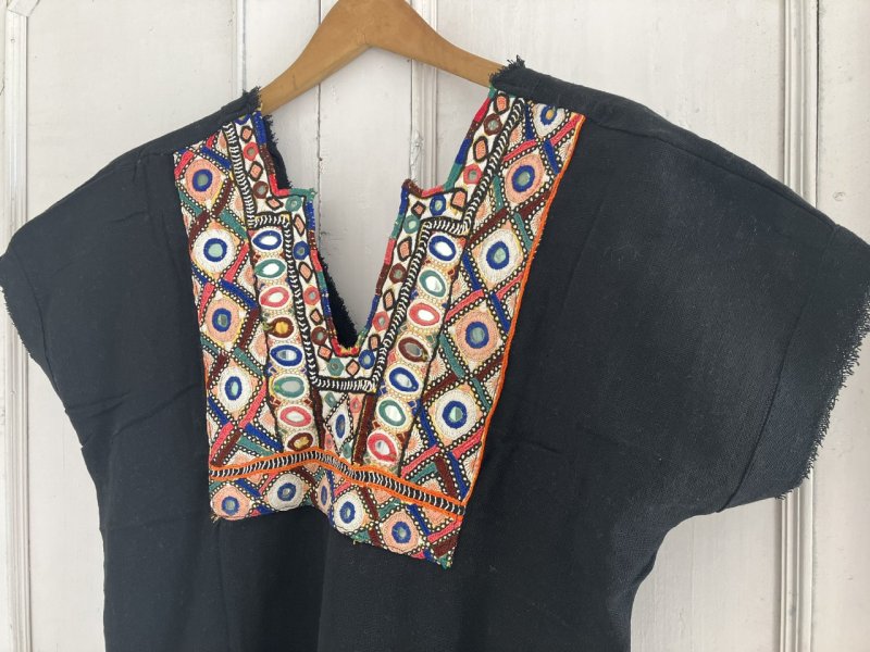 グシャラート州カッチミラーワーク ワンピ