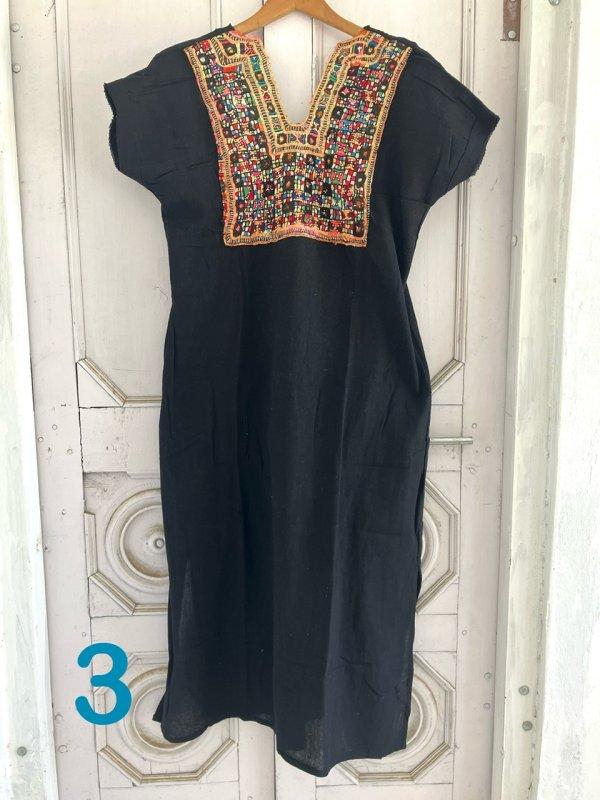 グシャラート州カッチミラーワーク ワンピ