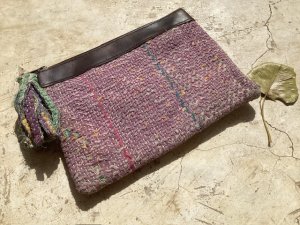 ヴィンテージラリーキルト ポーチF