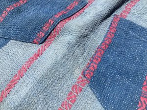 刺し子 ベスト 巻きスカートセットアップ　3