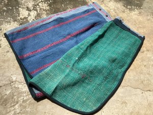 刺し子 ベスト 巻きスカートセットアップ　3