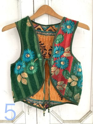 ヴィンテージラリーキルト ベスト ラップスカート　5