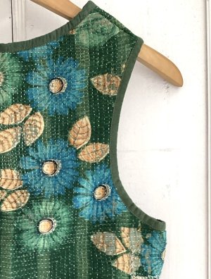 ヴィンテージラリーキルト ベスト ラップスカート　5