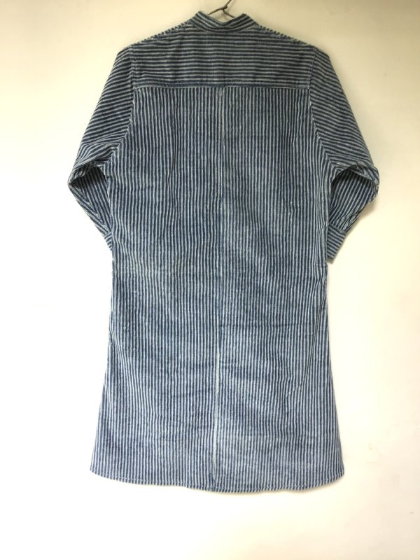 国産藍染 コーデュロイワンピース