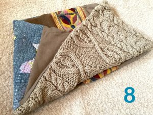 8アップサイクルスヌード ラリーキルト