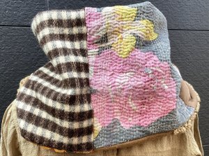8アップサイクルスヌード ヴィンテージラリーキルト