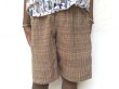 画像5: 子供用 カディコットン ハーフパンツ 120cmサイズ 2テキスタイル 手紡ぎ手織り (5)