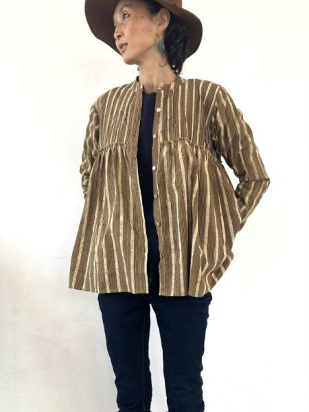 ブロックプリントピンタック