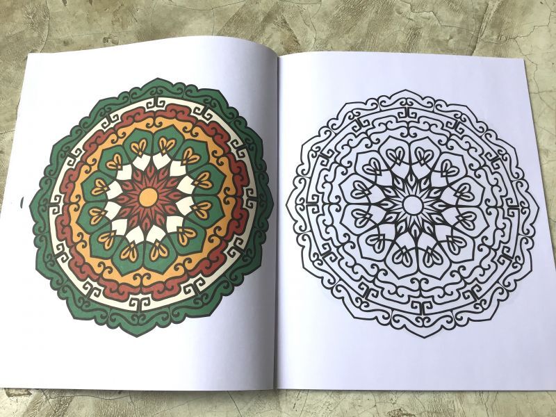 Kids マンダラカラーブック Mandala Colorbook 子供 曼荼羅 塗り絵 ぬりえ